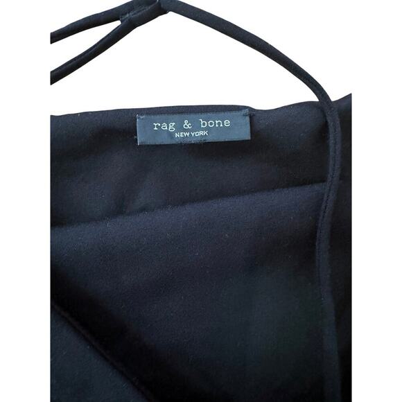 RAG & BONE IRINA ONE SHOULDER SHEATH DRESS BLACK - Picture 4 of 5